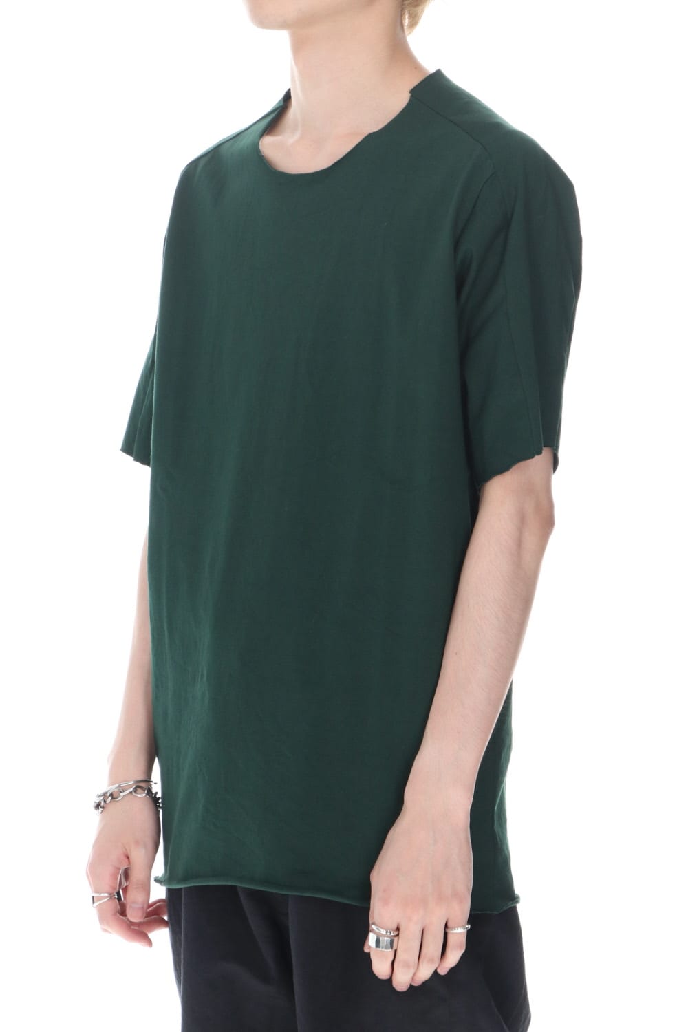 High Density Cotton Jersey Short Sleeve T-shirts D.Green