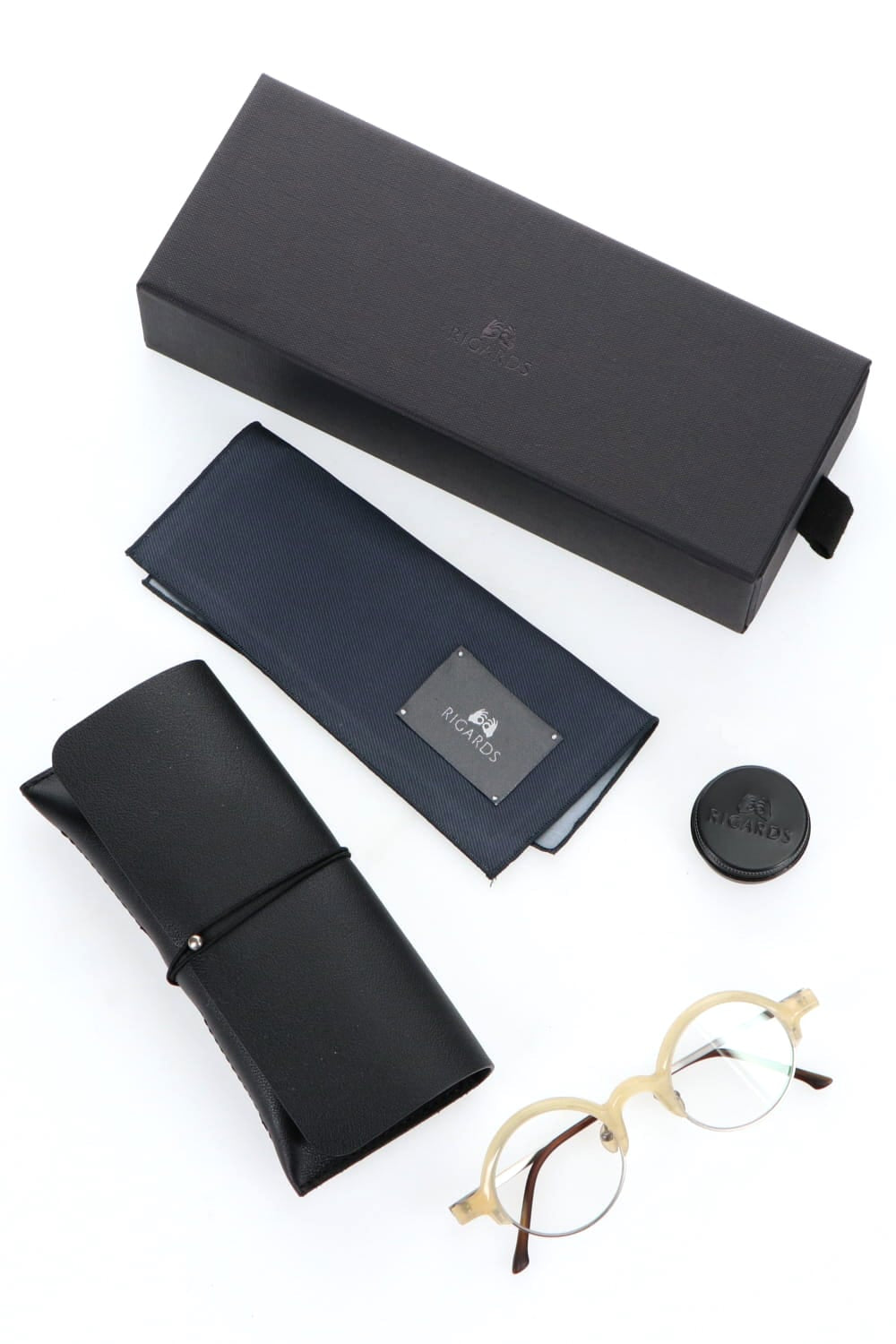 RG0109 Genuine Horn Amber Clear Lens