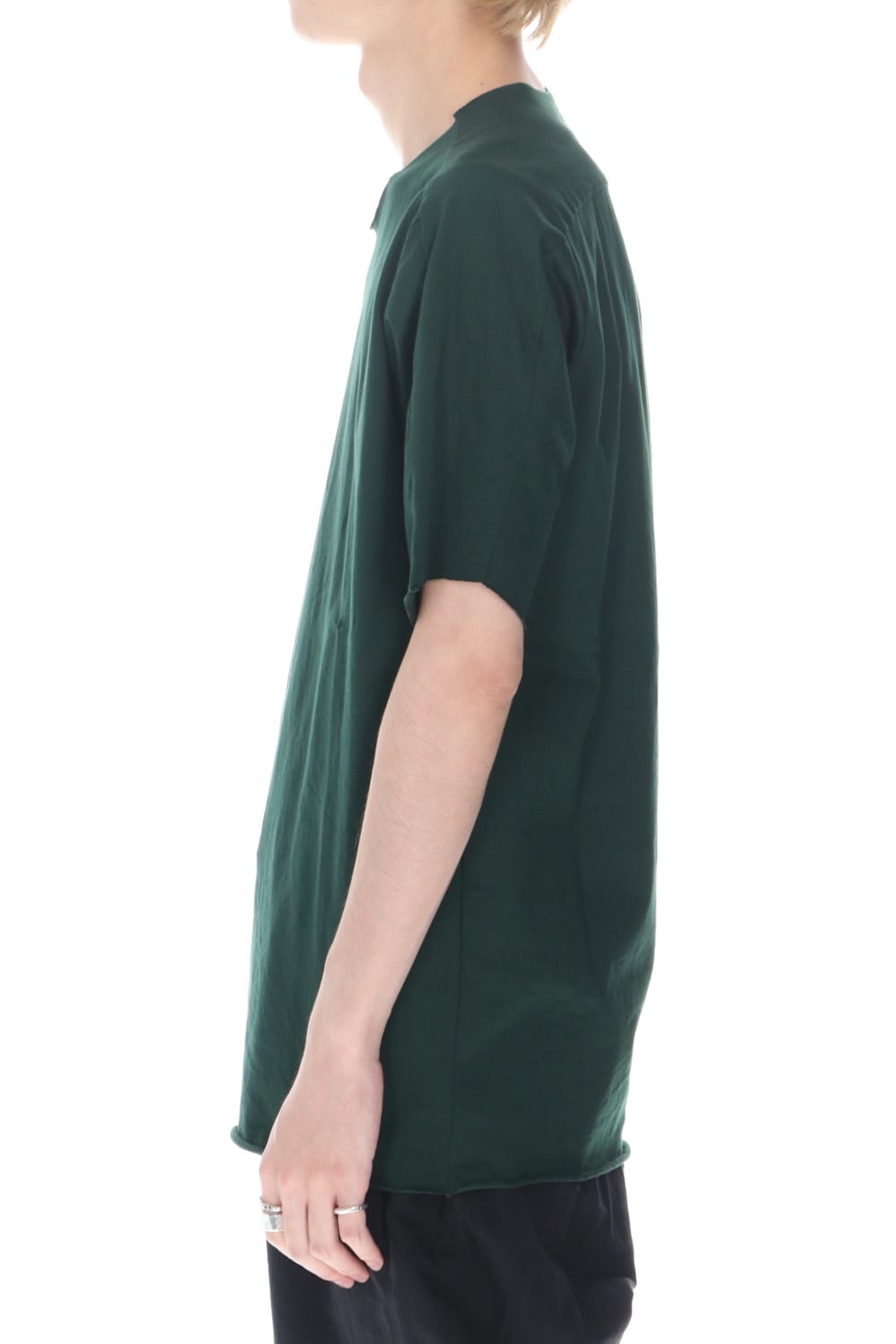 High Density Cotton Jersey Short Sleeve T-shirts D.Green