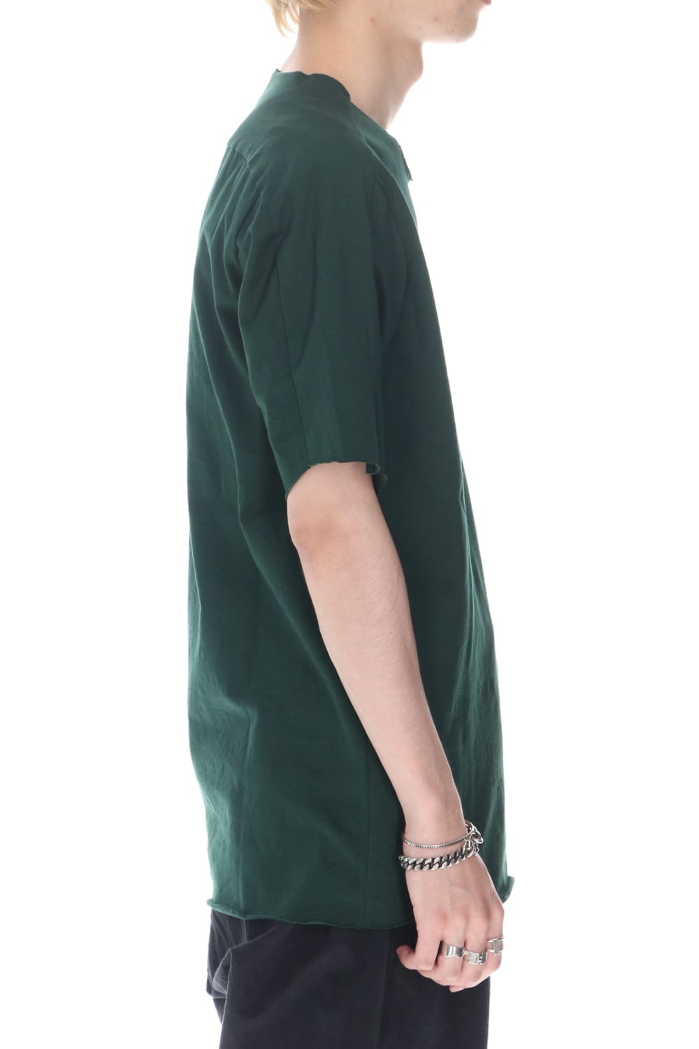 High Density Cotton Jersey Short Sleeve T-shirts D.Green