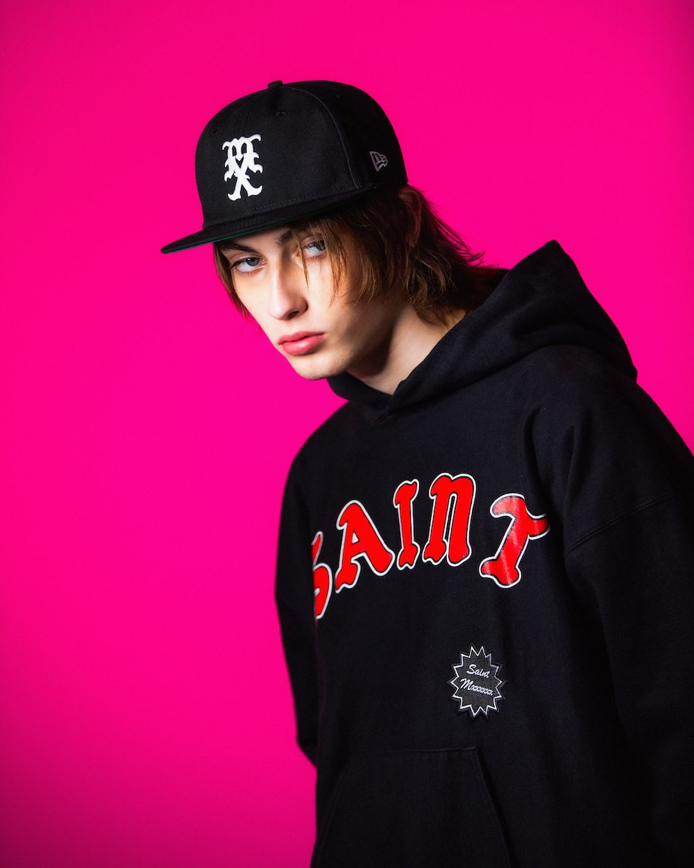 NEW ERA × SAINT Mxxxxxx MX Cap Black