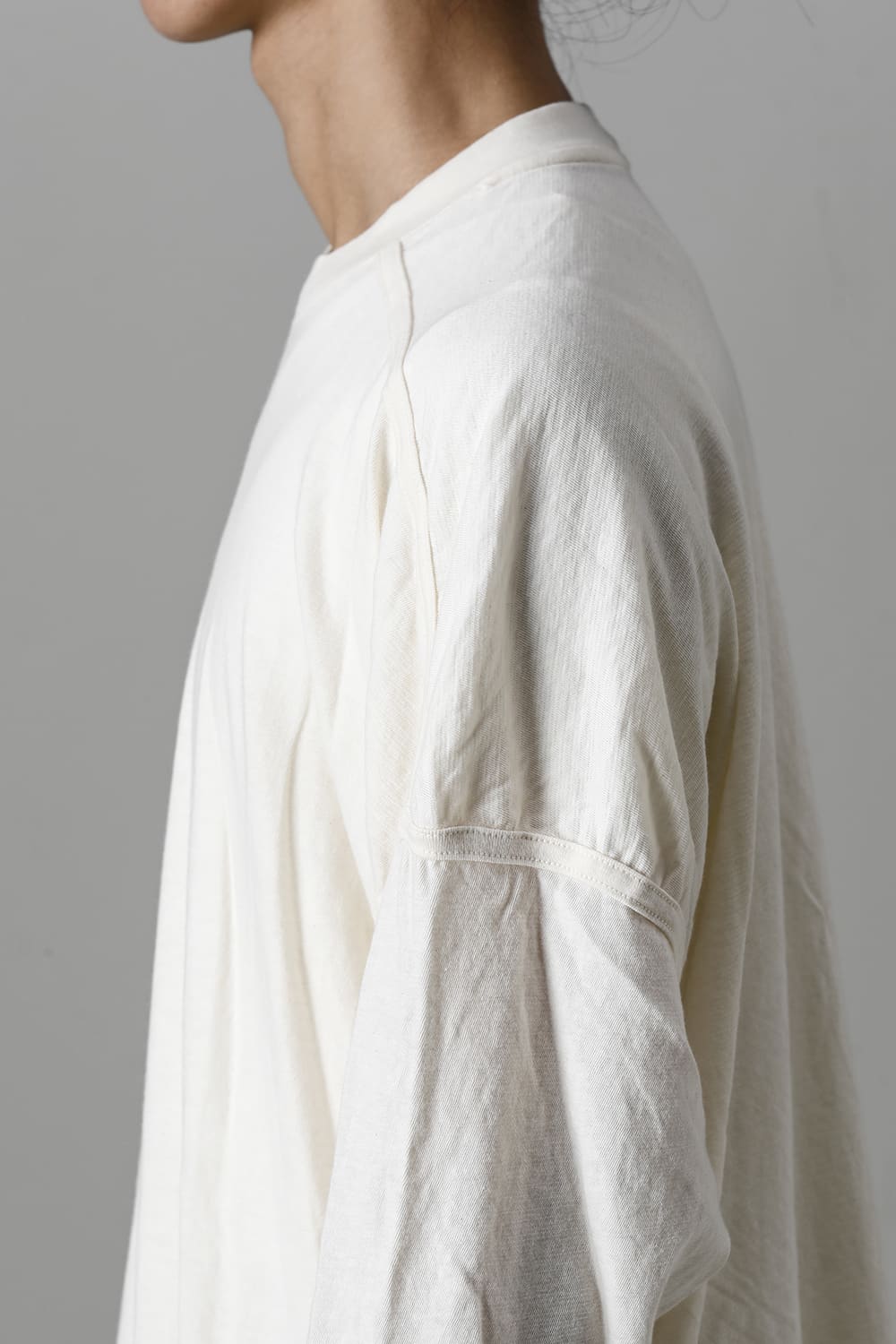 コットンウールジャージーロングスリーブ Tシャツ キナリ