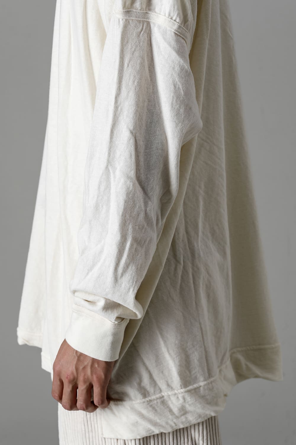 コットンウールジャージーロングスリーブ Tシャツ キナリ