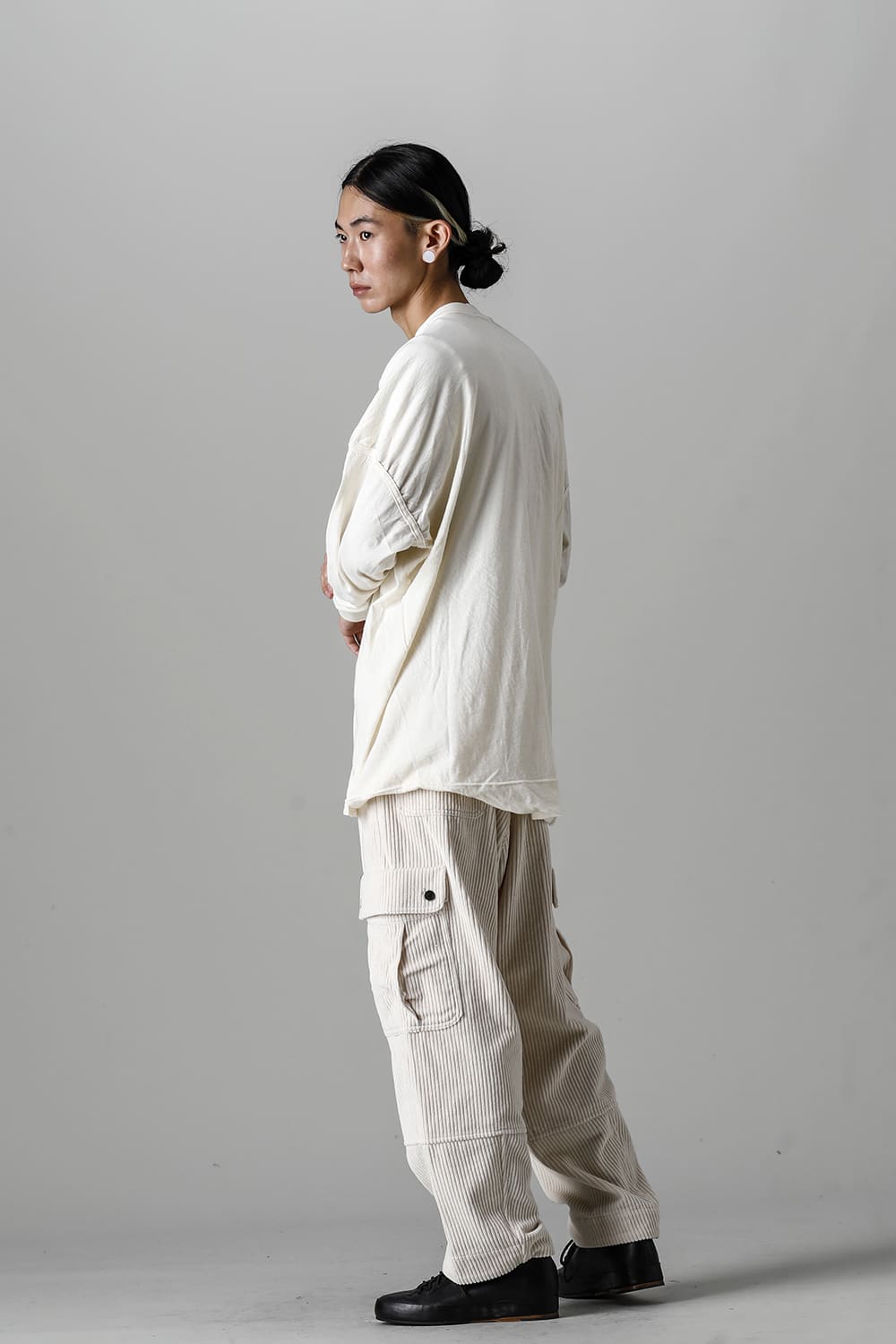 コットンウールジャージーロングスリーブ Tシャツ キナリ