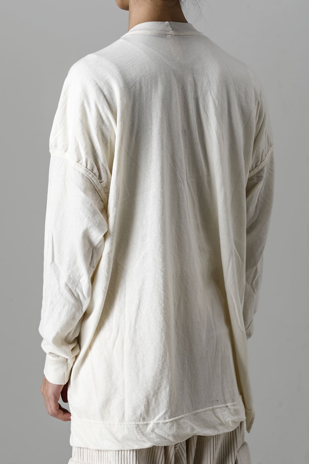 コットンウールジャージーロングスリーブ Tシャツ キナリ