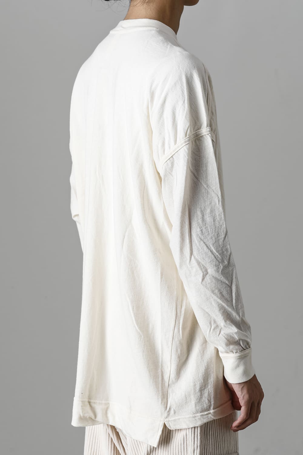 コットンウールジャージーロングスリーブ Tシャツ キナリ