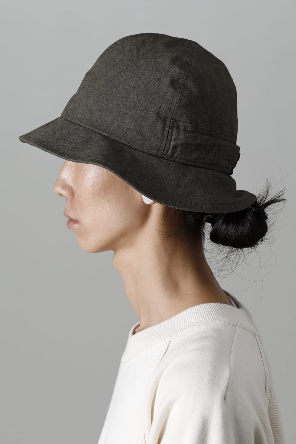 FISHERMAN'S HAT DK GREY Fine Canvas