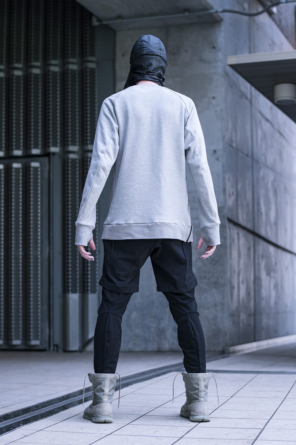 SURVIVAL CREW NECK TOP T.GRAY