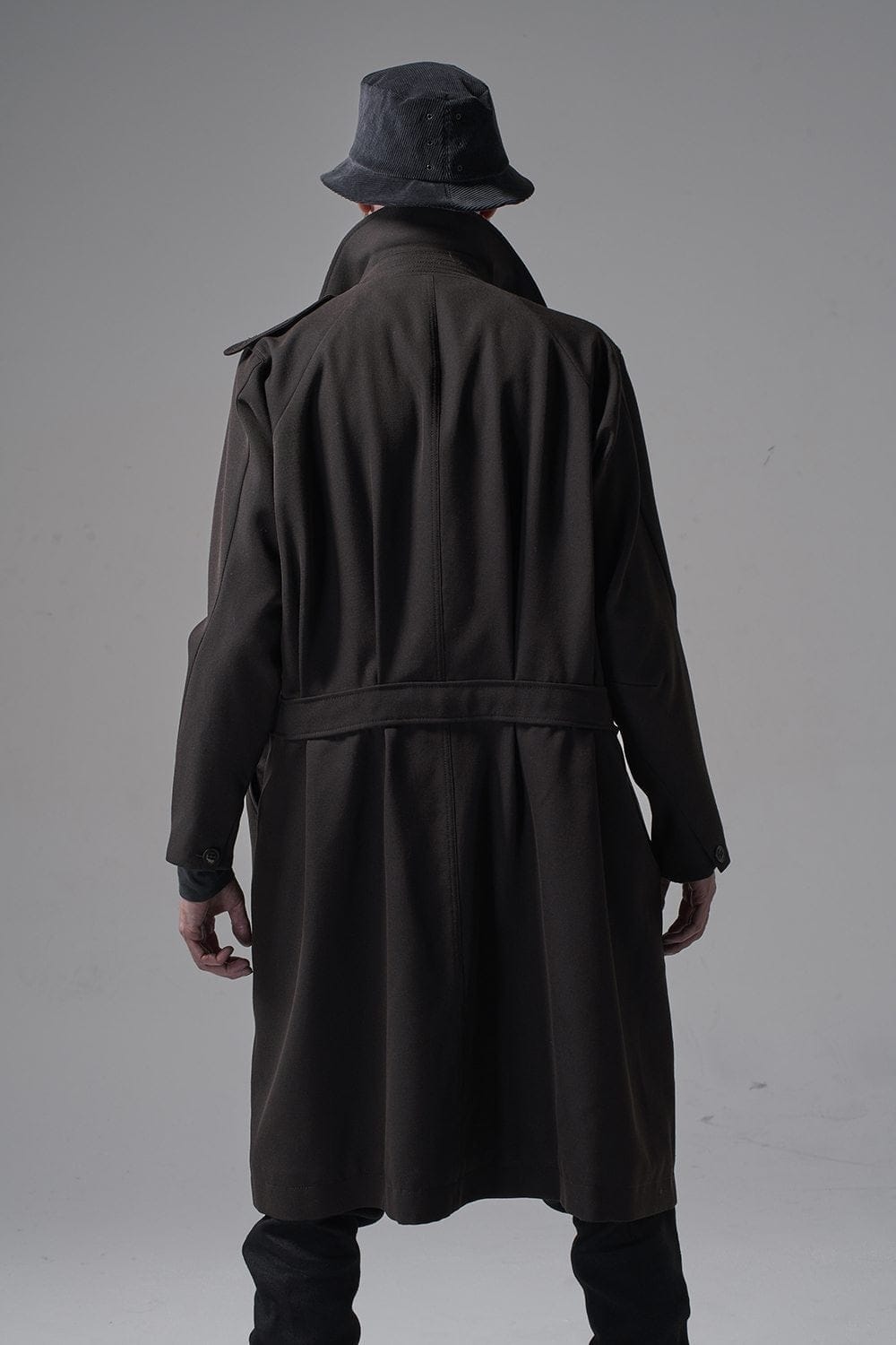 Coat structure Wool gabardine