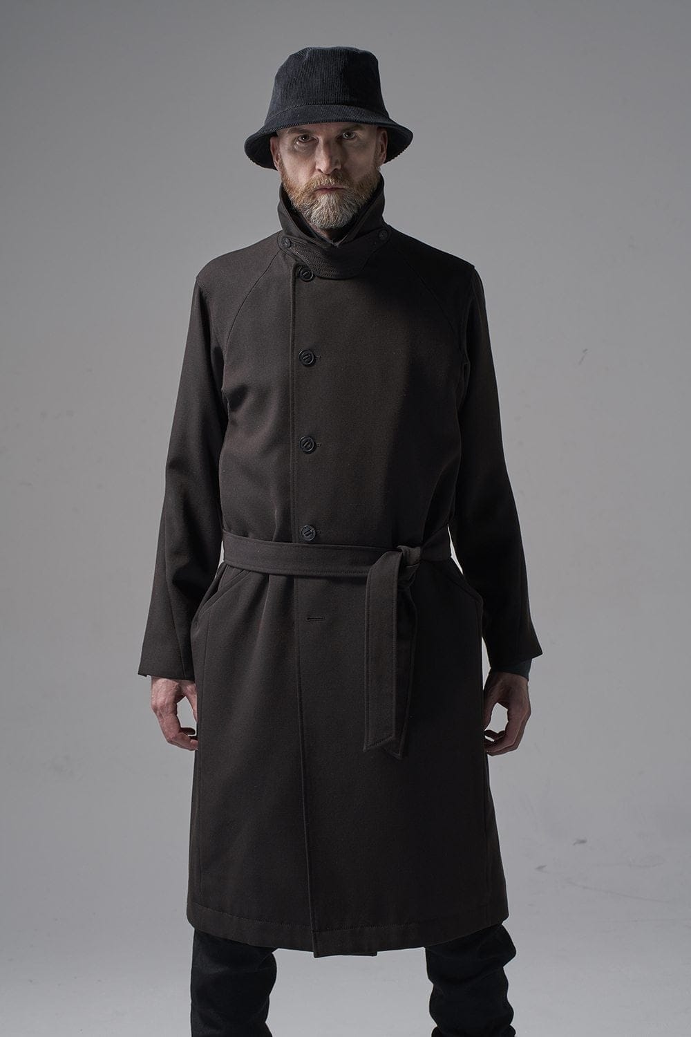 Coat structure Wool gabardine