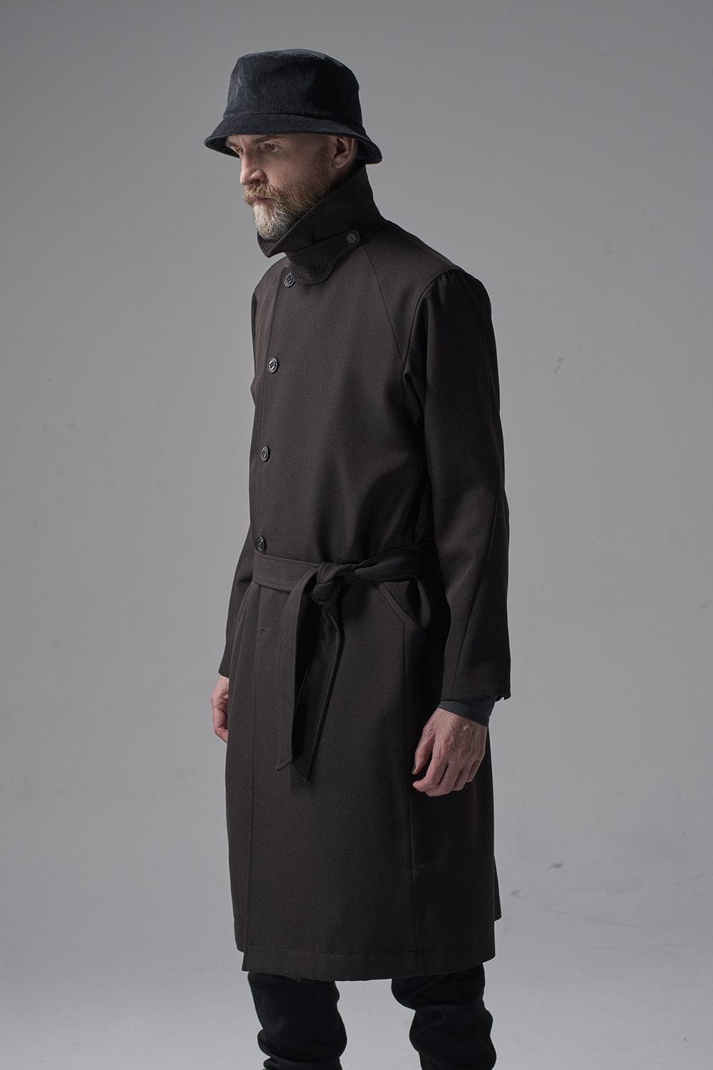 Coat structure Wool gabardine