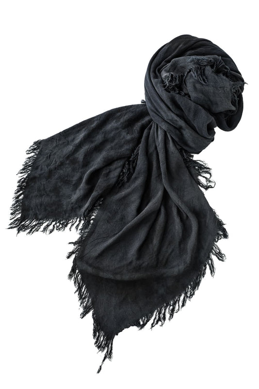 Mud-dyed Rayon x Silk Scarf