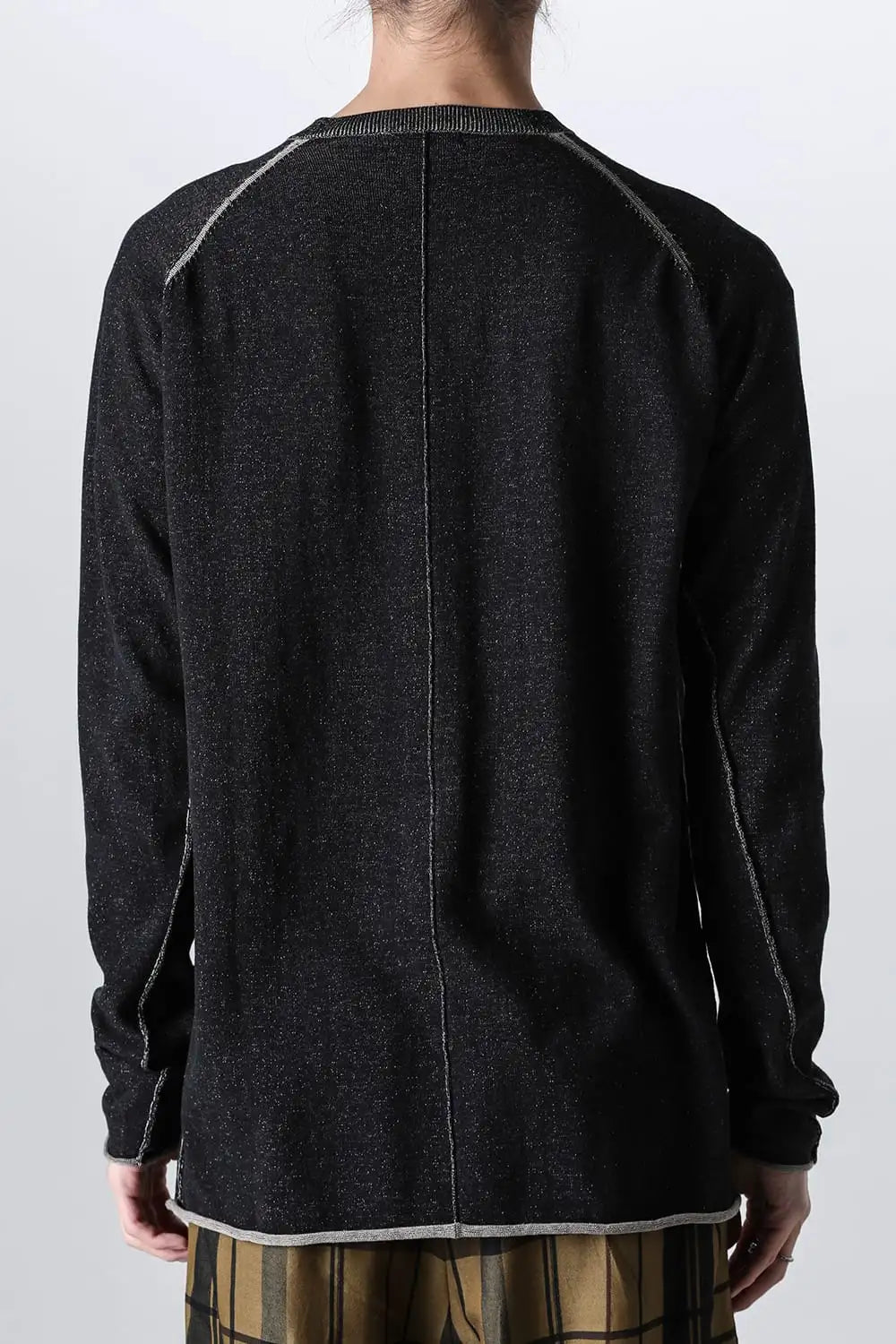 ロングスリーブ ハイツイストコットン Black