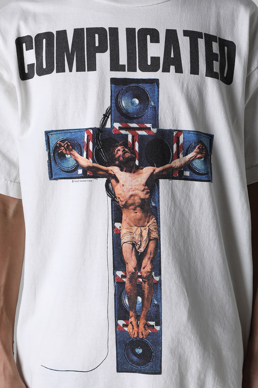 KOSUKE KAWAMURA × ©SAINT M×××××× COMPLICATED Short sleeve T-shirt