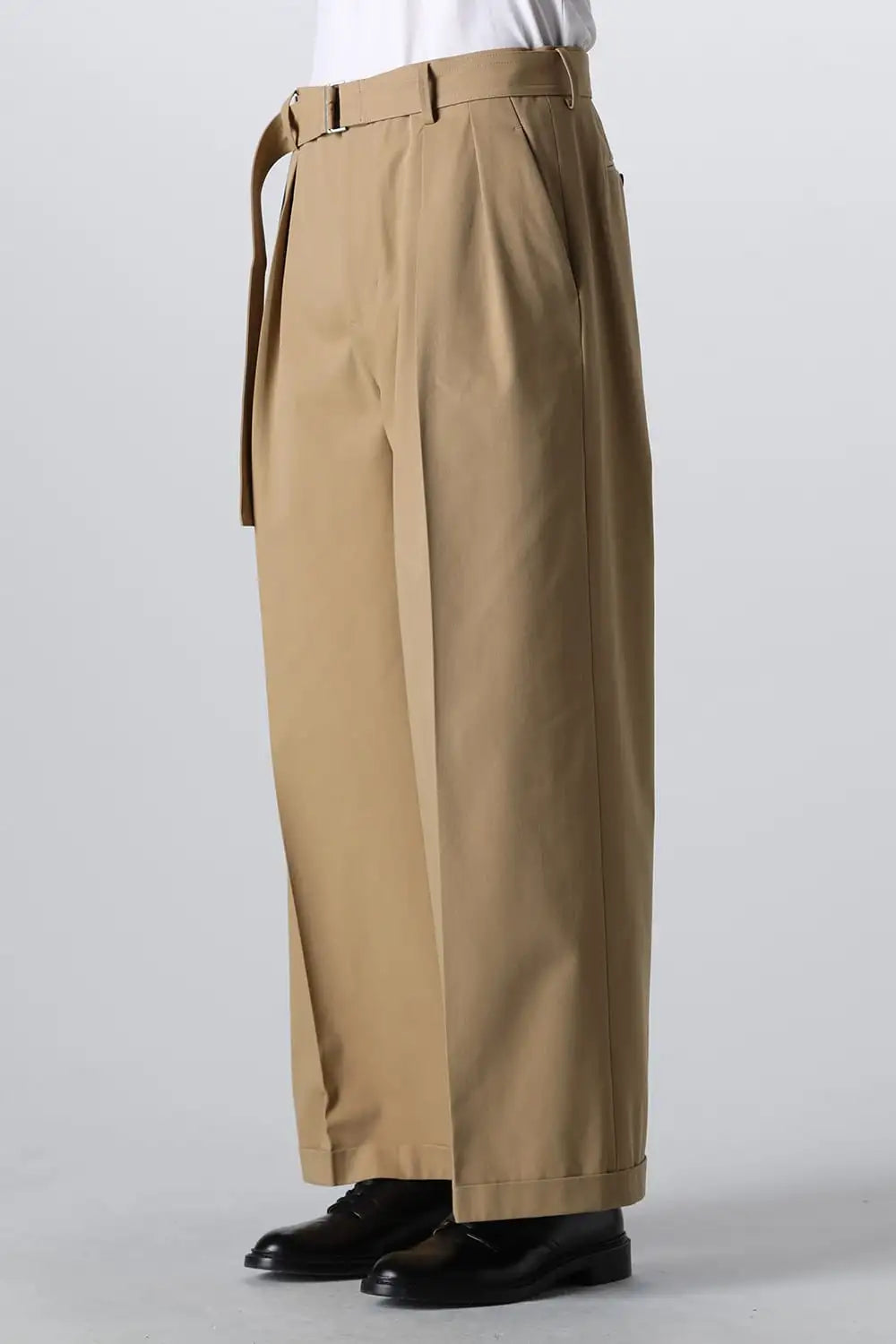 Belted Buggy Trousers  Camel