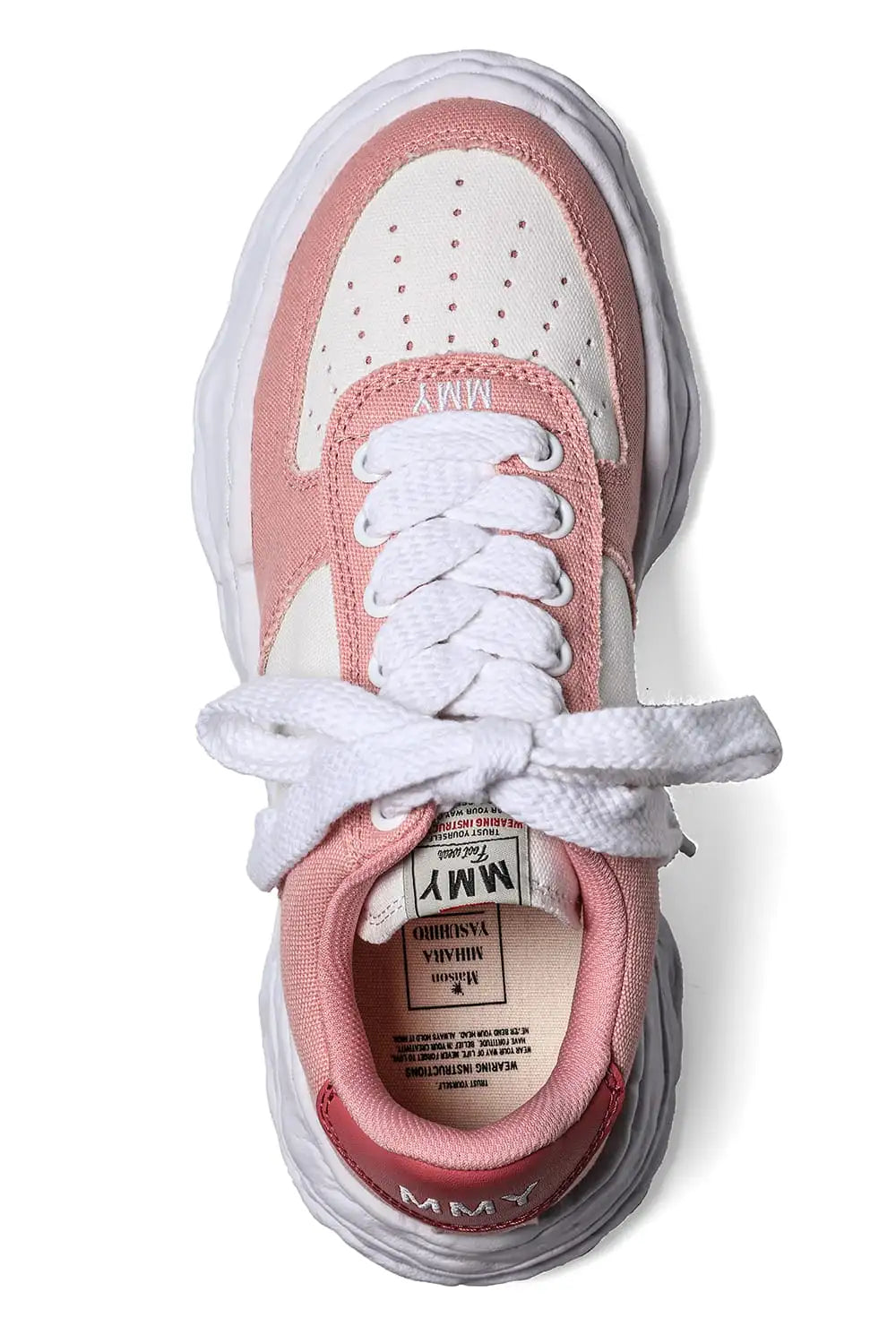 WAYNE Original sole Canvas Low-Cut sneakers Pink/White