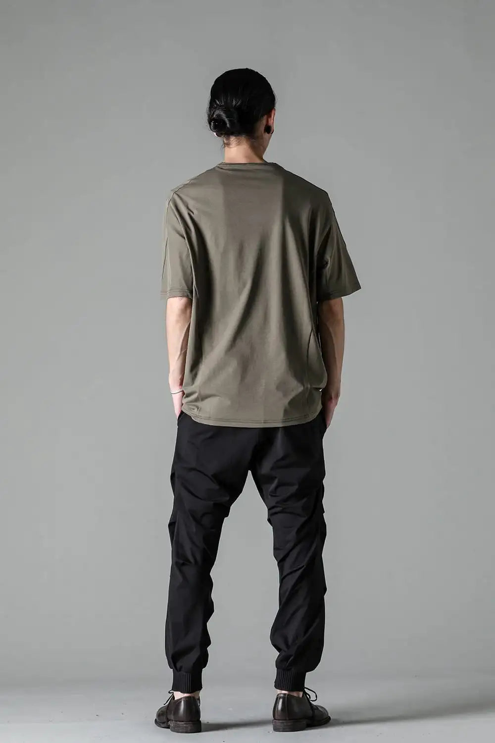 Short sleeve high twist jersey Olive