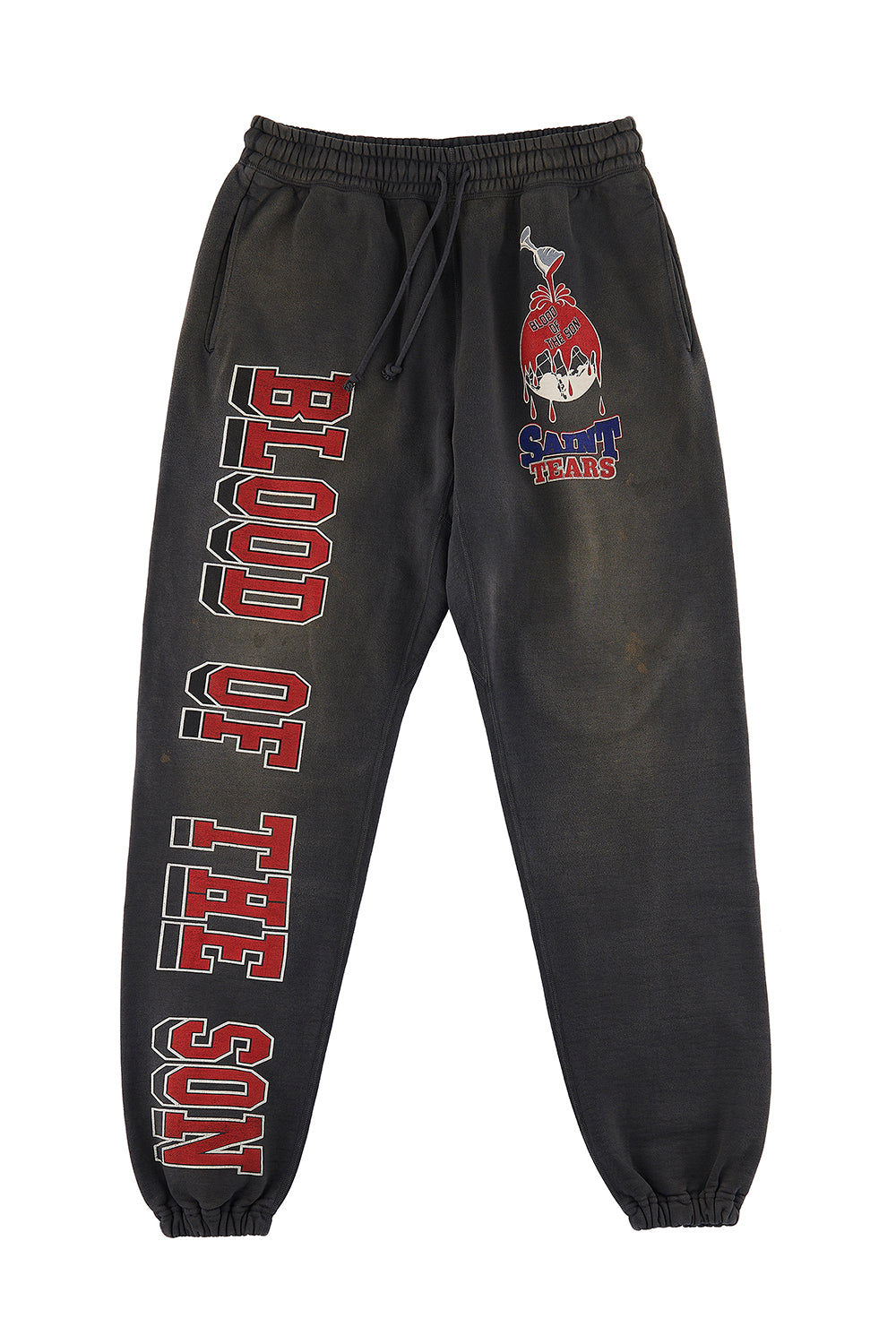 DENIM TEARS × ©SAINT M×××××× "SAINT TEARS" HOLY GRAIL Sweat pants Black