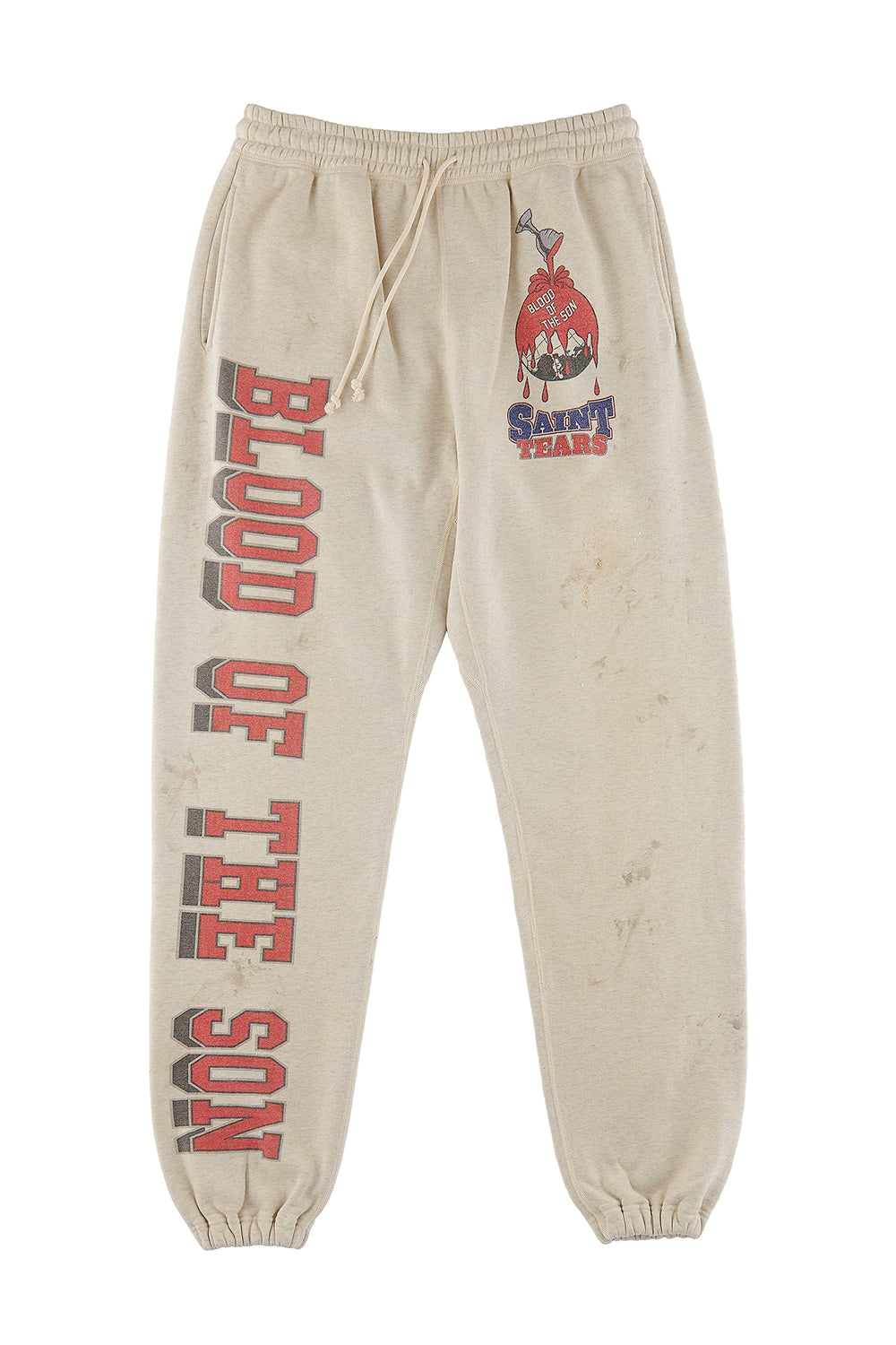 DENIM TEARS × ©SAINT M×××××× "SAINT TEARS" HOLY GRAIL Sweat pants Grey