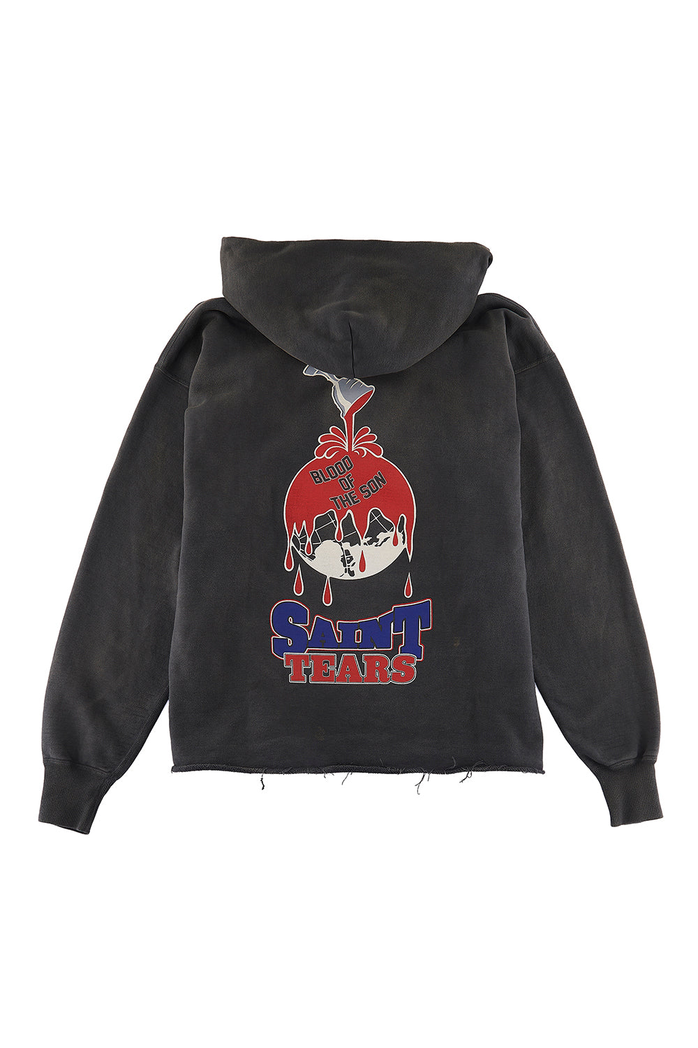 DENIM TEARS × ©SAINT M×××××× "SAINT TEARS" HOLY GRAIL Hoodie Black