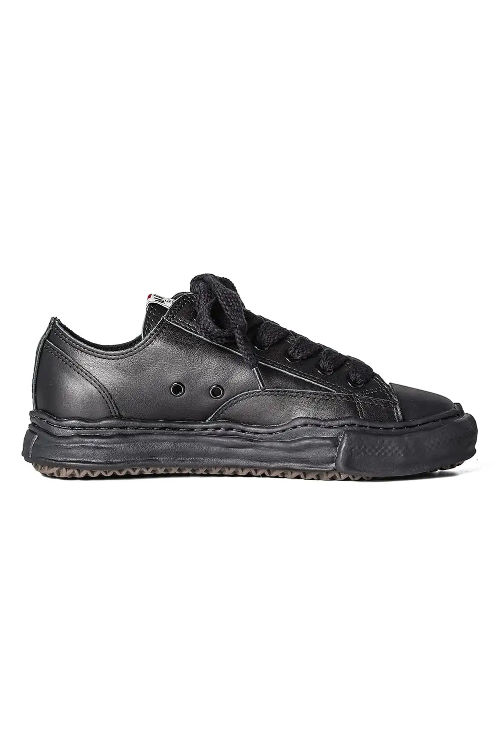 PETERSON Leather Low-Cut sneaker Black / Black