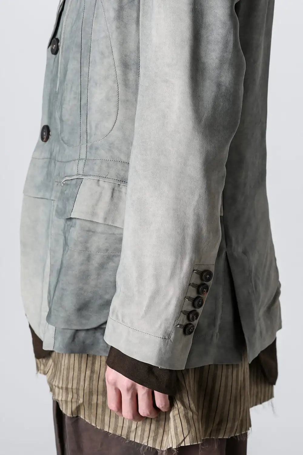 ルーズフィット 2ボタン ブレザー