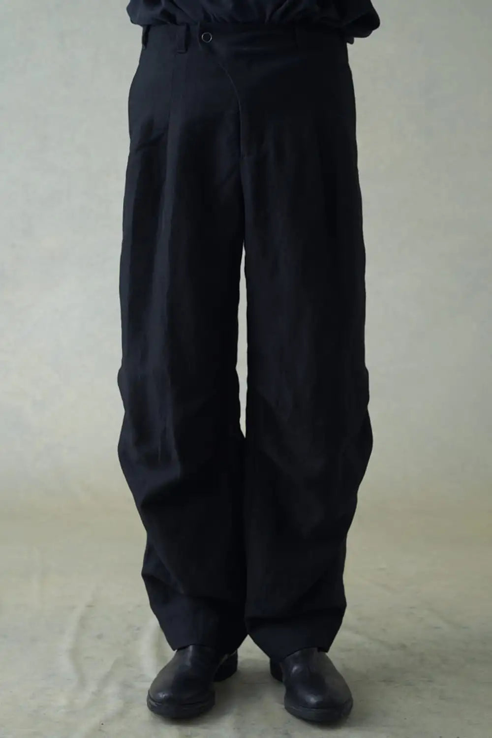 Baggy pants wool / linen