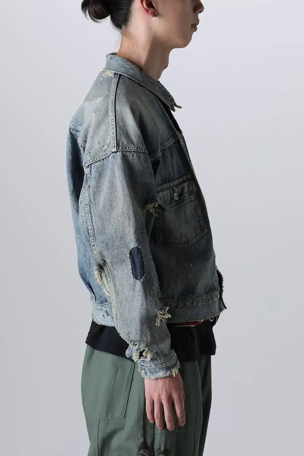 BerBerJin × SAINT Mxxxxxx Damage Denim Jacket