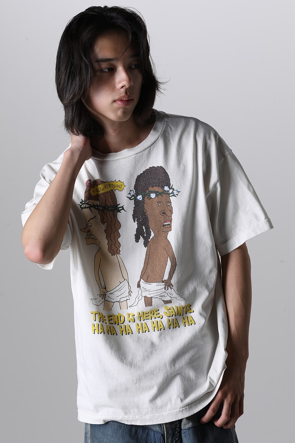 DENIM TEARS × ©SAINT M×××××× HLY&VIRTS Short sleeve T-shirt