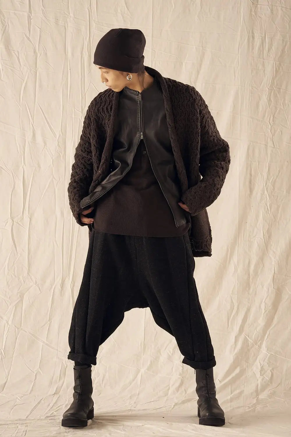 Leather  jacket  calf / silk   bonded