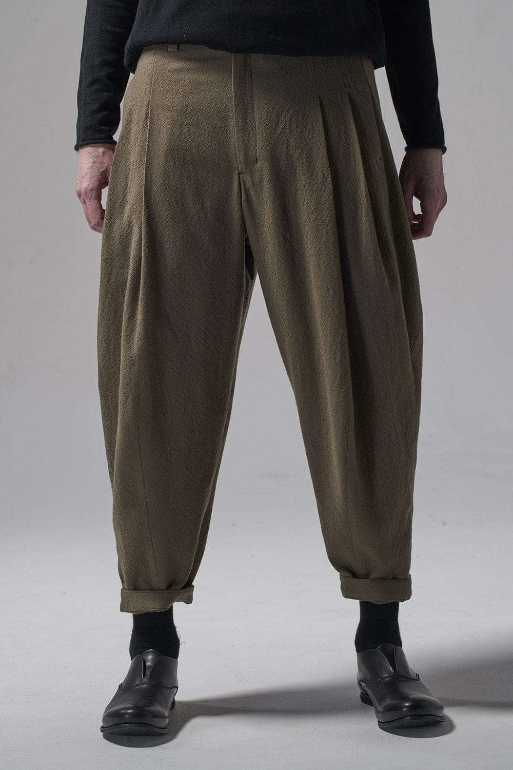 Cropped pants Virgin wool