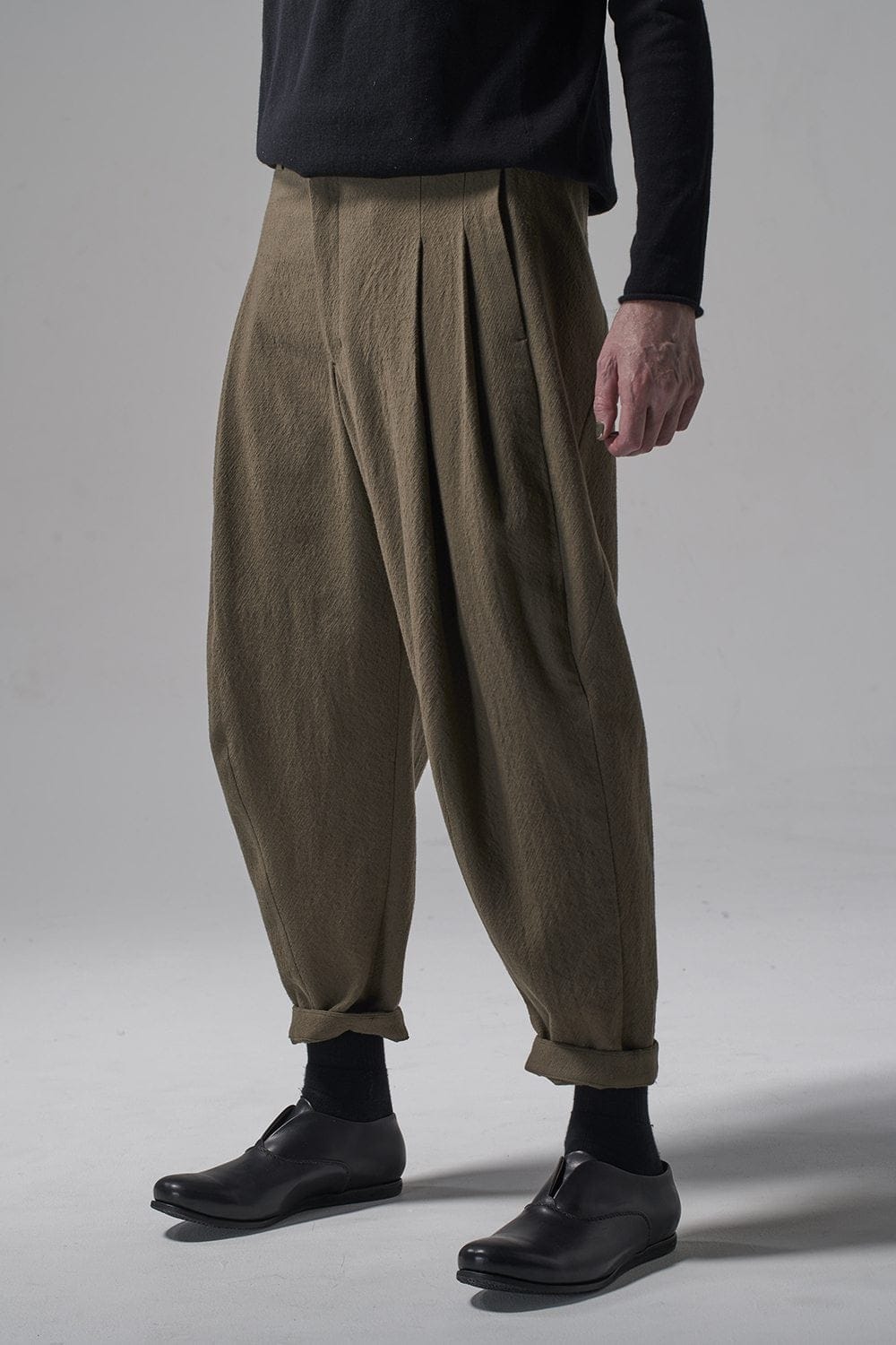 Cropped pants Virgin wool