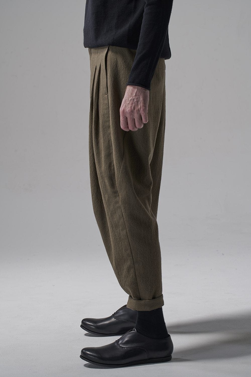 Cropped pants Virgin wool