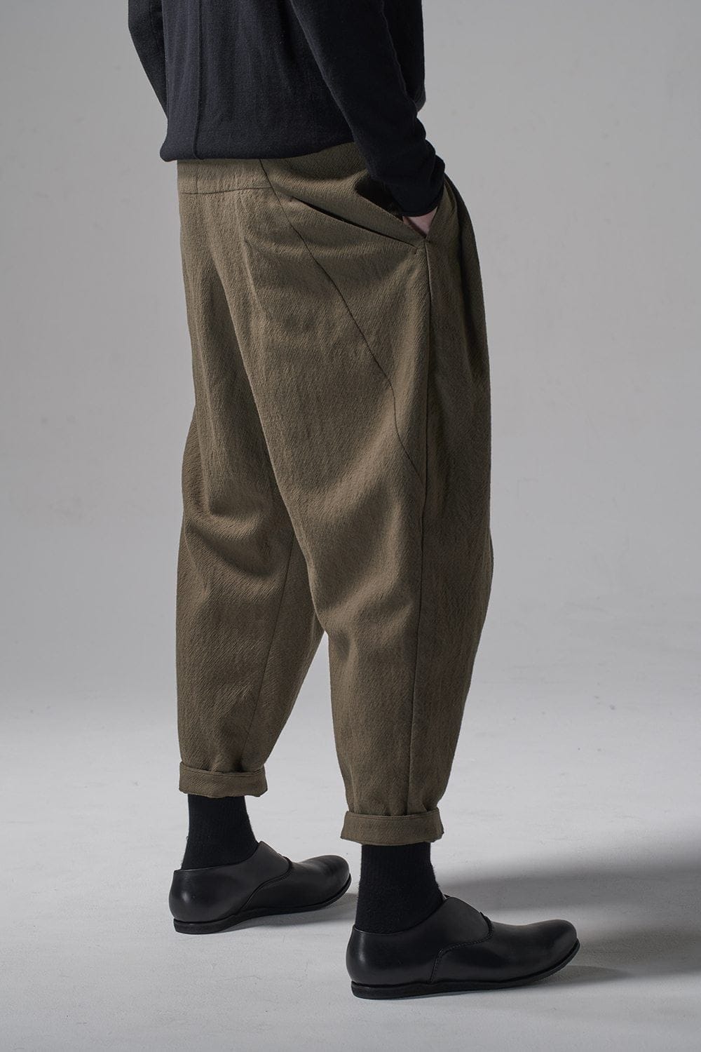 Cropped pants Virgin wool