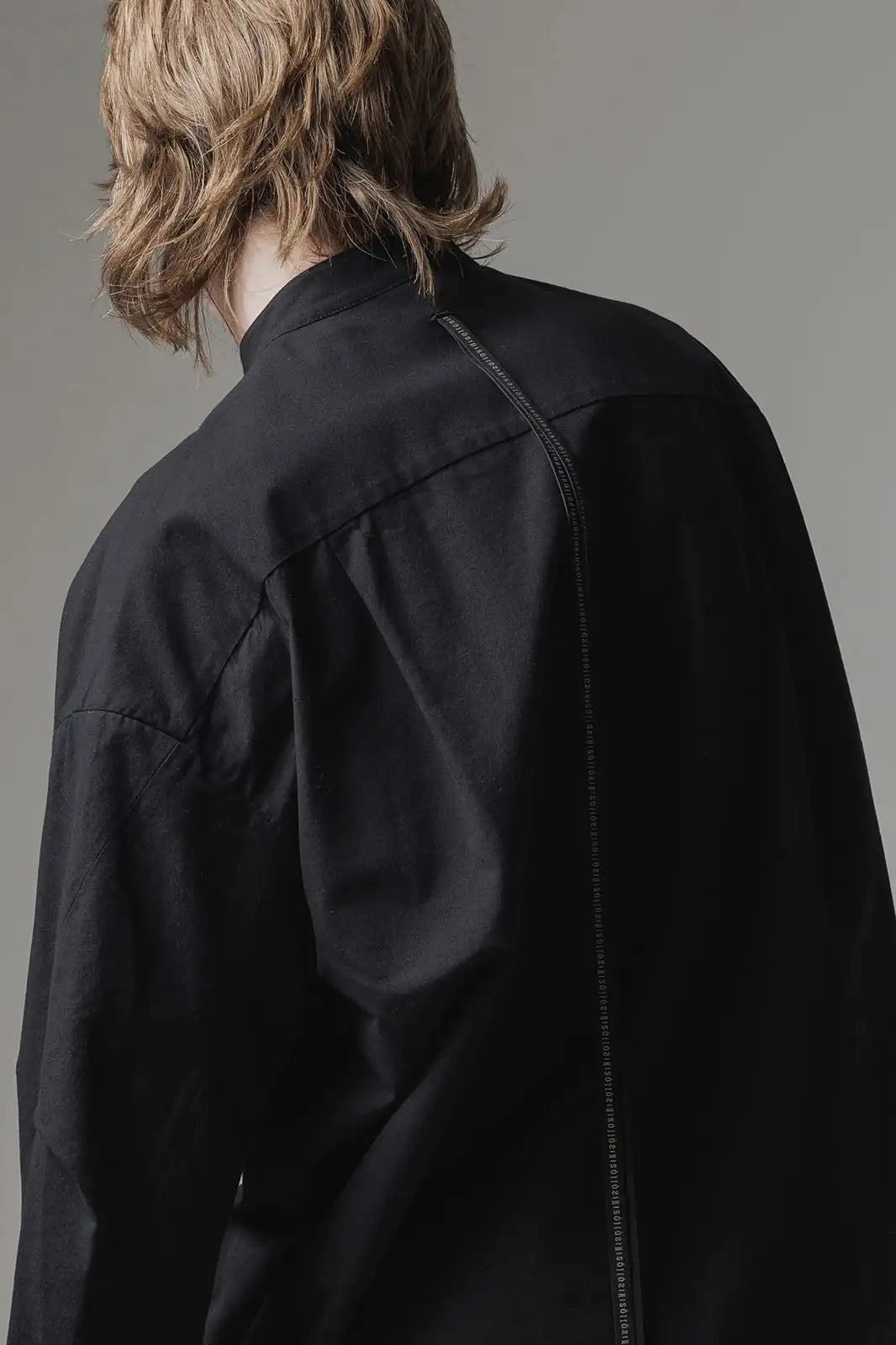 シャツ ノイル シルク コットン グログラン