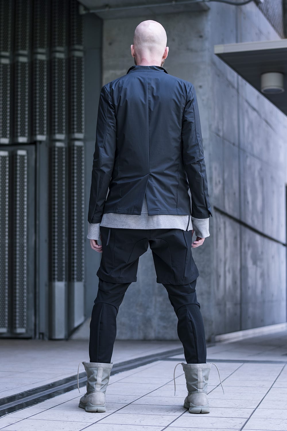 SURVIVAL LAYERED PANTS - BLACK x BLACK