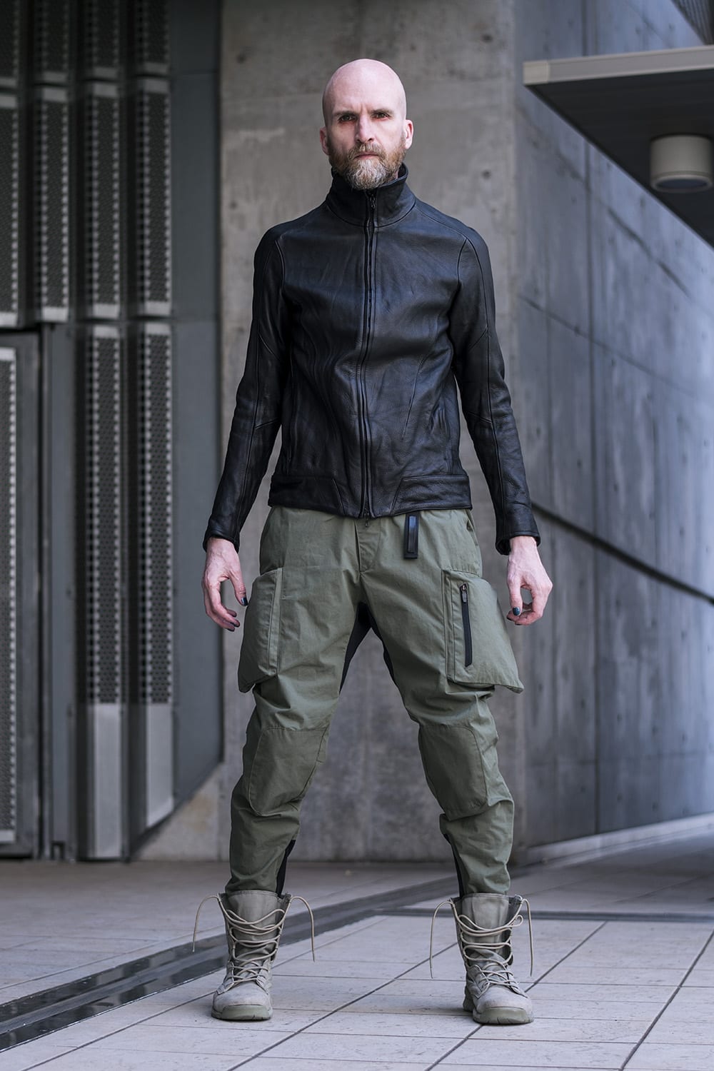 LEATHER TRACK JACKET- CVJ-0003