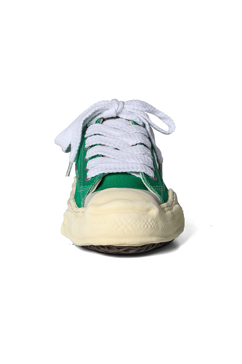 HANK- Original sole sneaker LOW Cut canvas Vintage like Sole Green