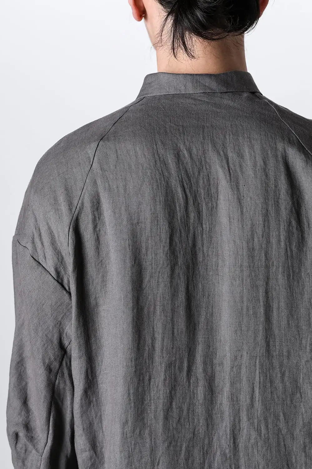 シャツ ルーズフィット ヘンプ Slate Gray