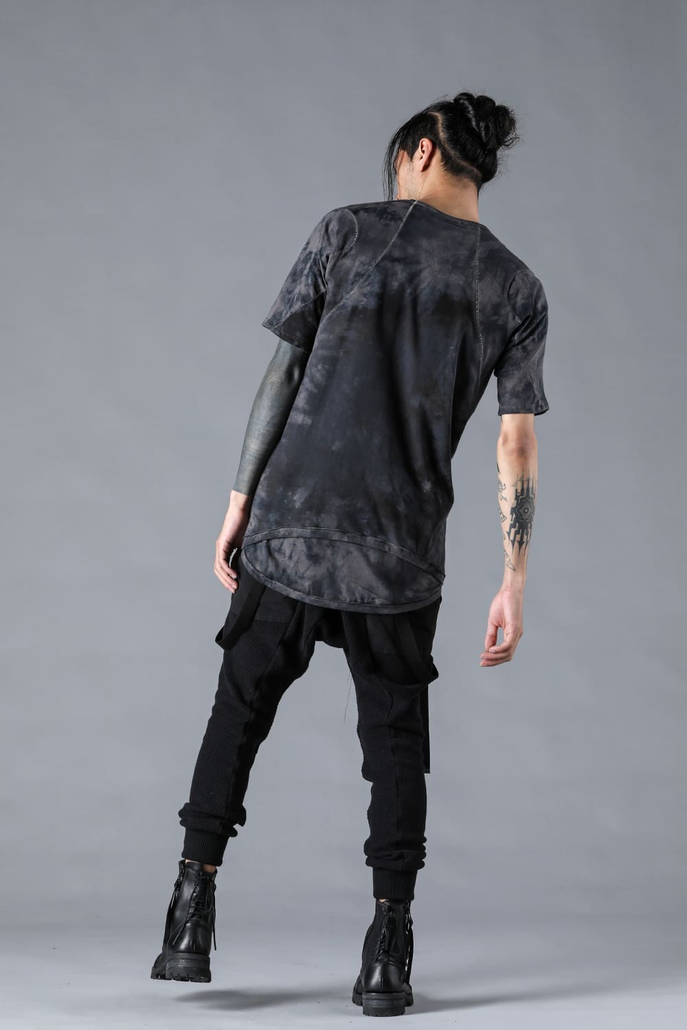 ムラ染め30/-ソフトコットンジャージーTシャツ