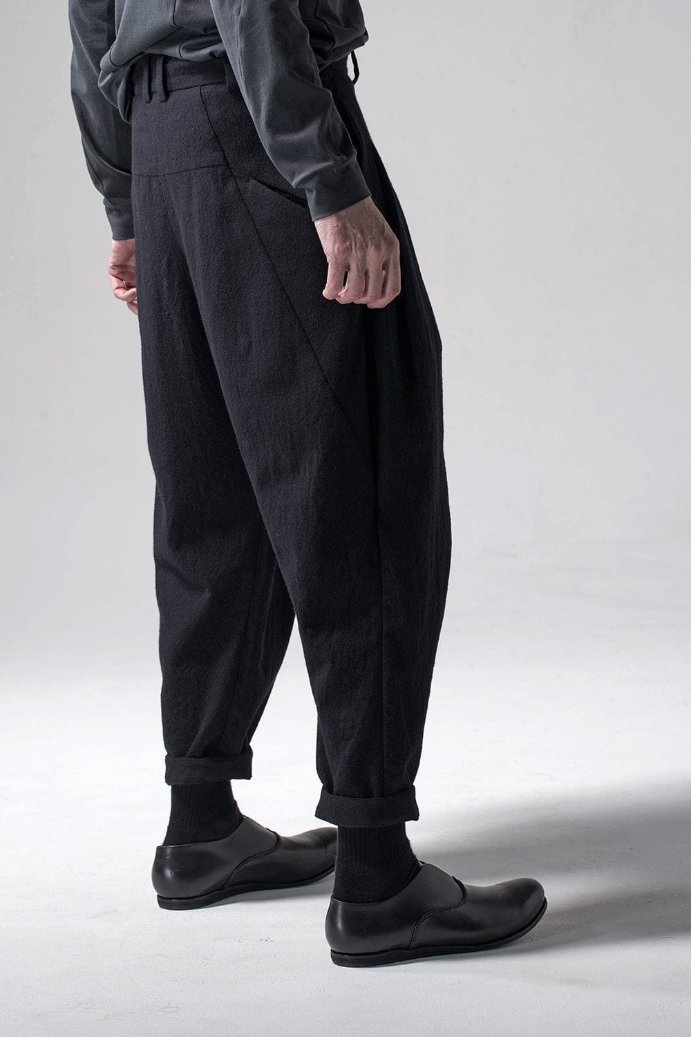 Cropped pants Virgin wool