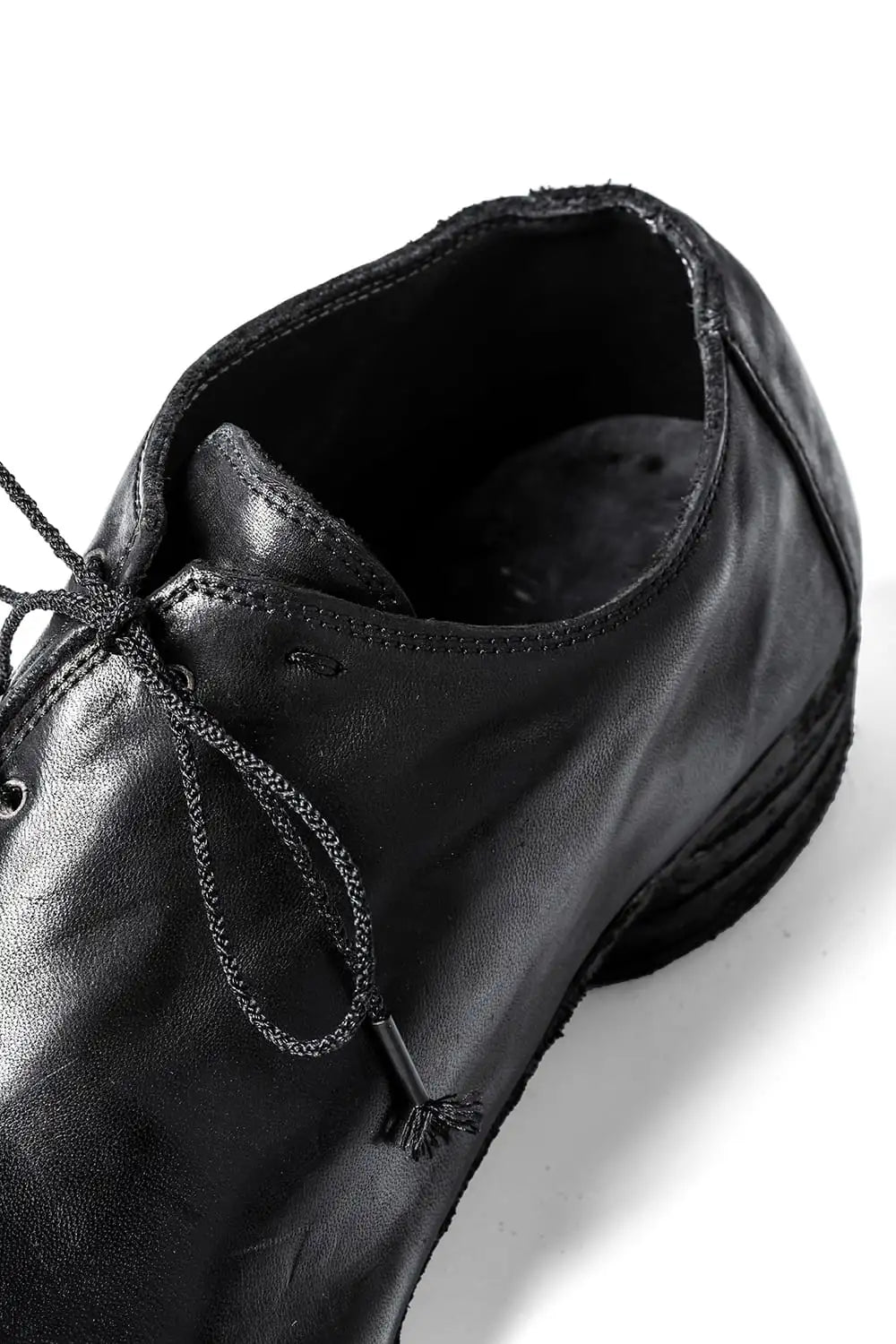 incarnation × DEVOA Shoes Horse leather garment dyed Black