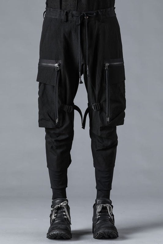 Salt Shrink Washed Dobby Border Layered Cargo Pants