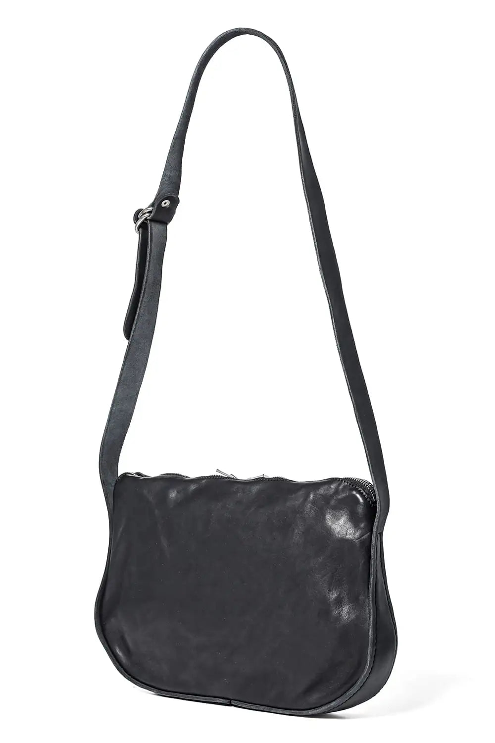 ミディアムクロッシーバッグソフトホースフルグレイン - RD01 Black