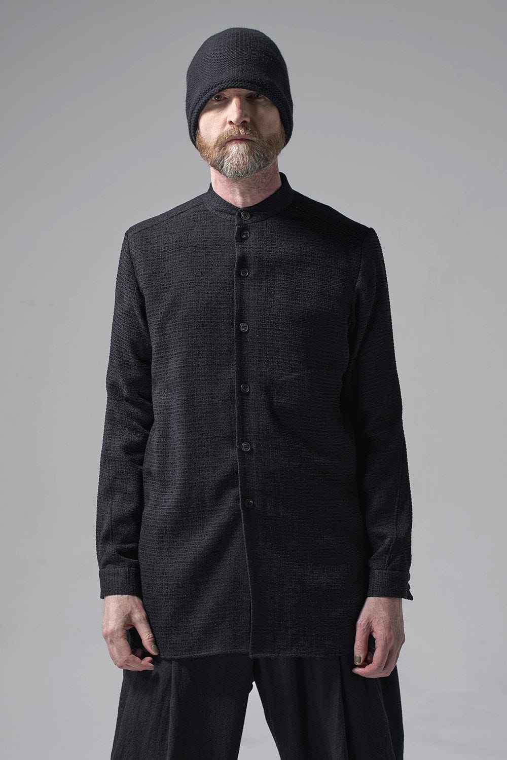 Long shirt Silk tweed