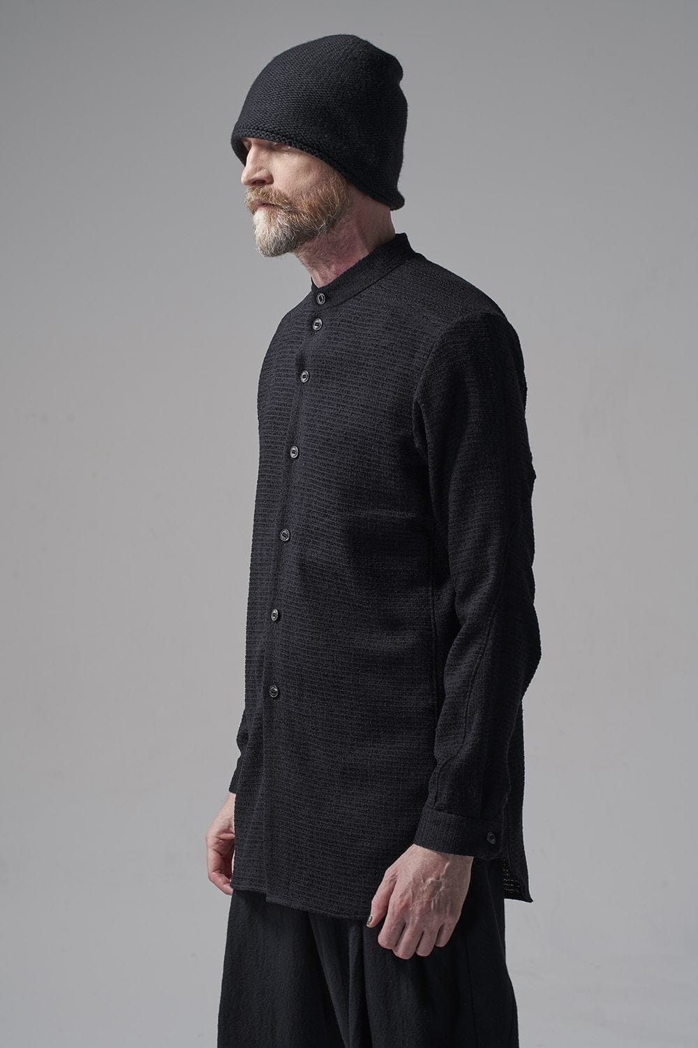 Long shirt Silk tweed