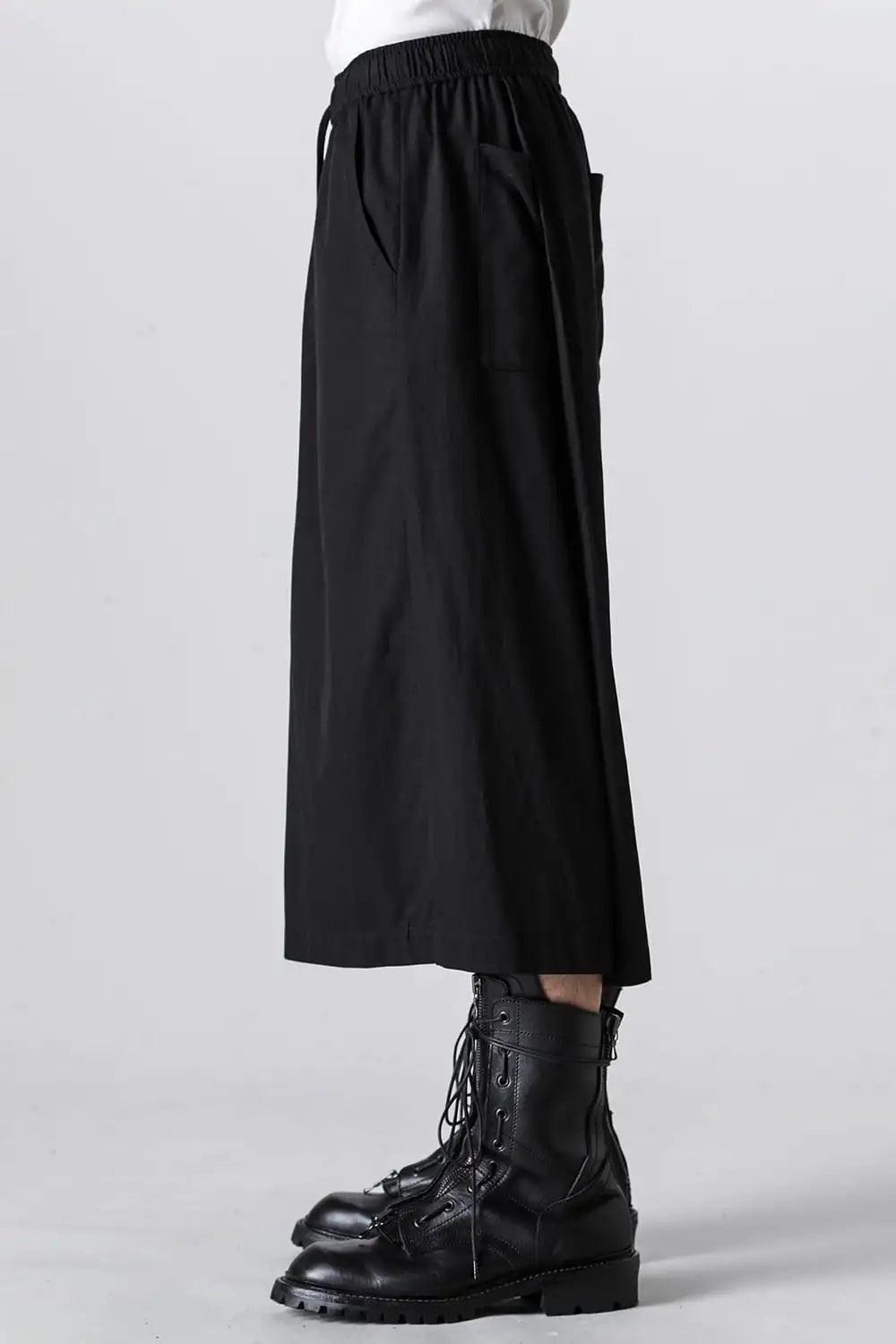 Rayon/Cotton Cloth Wide Pants