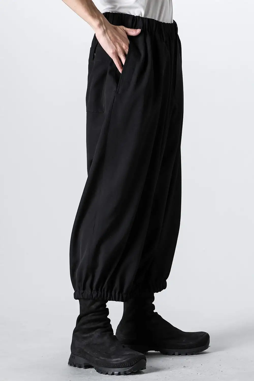 Gathered 9 part length Pants