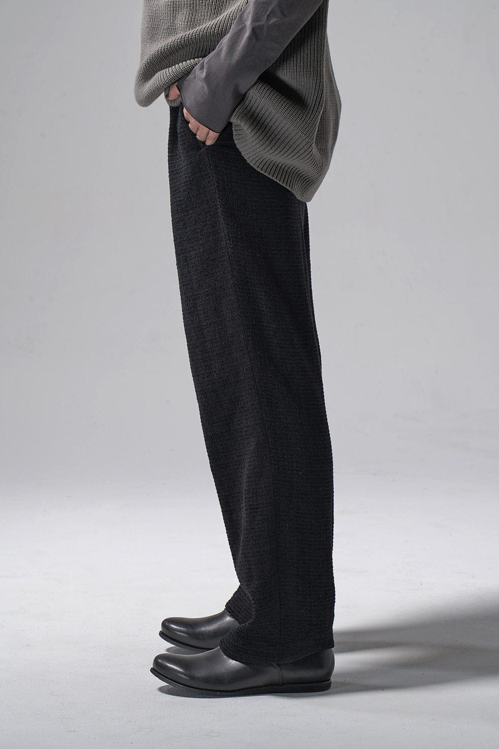 Relaxe pants Silk tweed