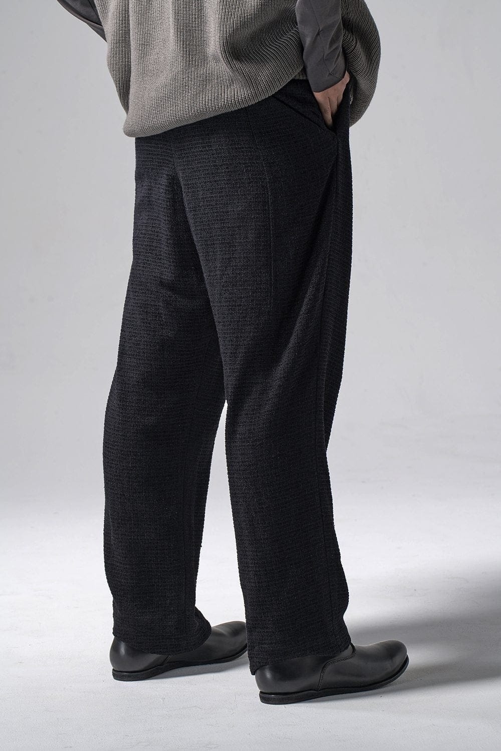 Relaxe pants Silk tweed